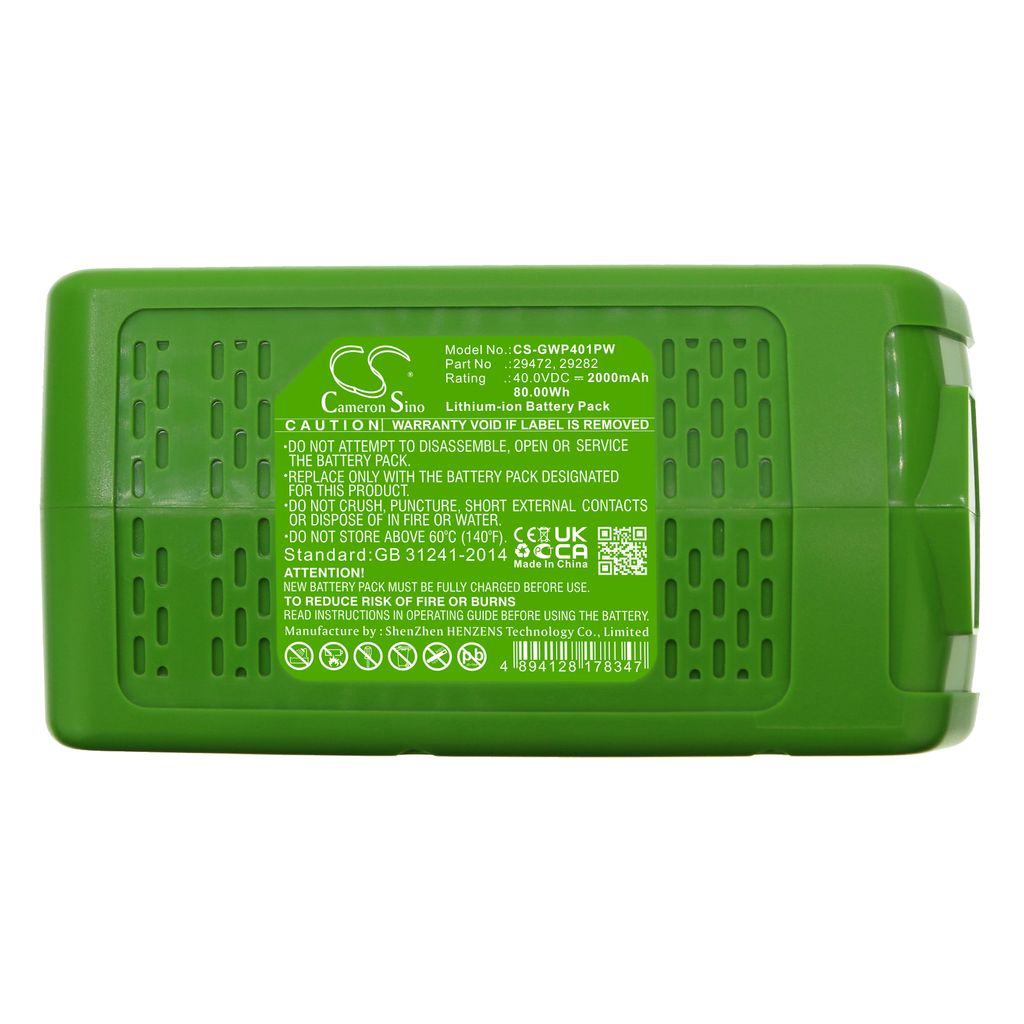 Kompatibel mit 29462, 40.0V, 2000mAh - Nextbatt.de