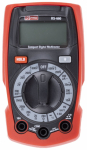 RS PRO RS-660 Handhållen Digital Multimeter, svart/röd