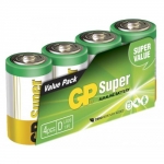 LR20, R20, D, 13A,13AU GP Super 4-pack