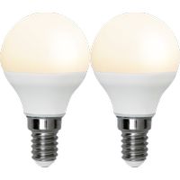 LED-pære E14 P45 2-pakning 3W 3000K 250 lumen